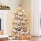 Artificial Table Top Christmas Tree with 50 LED Lights (White, Brown) 22"D x 22"W x 38"H